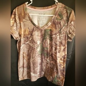 Realtree Women's Camo Fitted Shirt. Large(12/14)    FF91